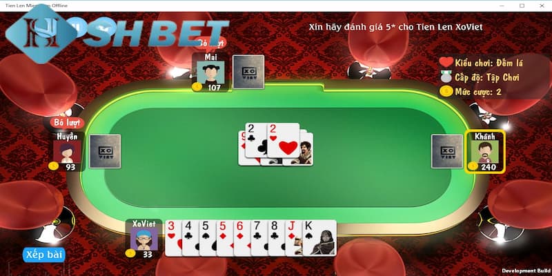Tỷ lệ thưởng trong game bài tiến lên miền nam đếm lá