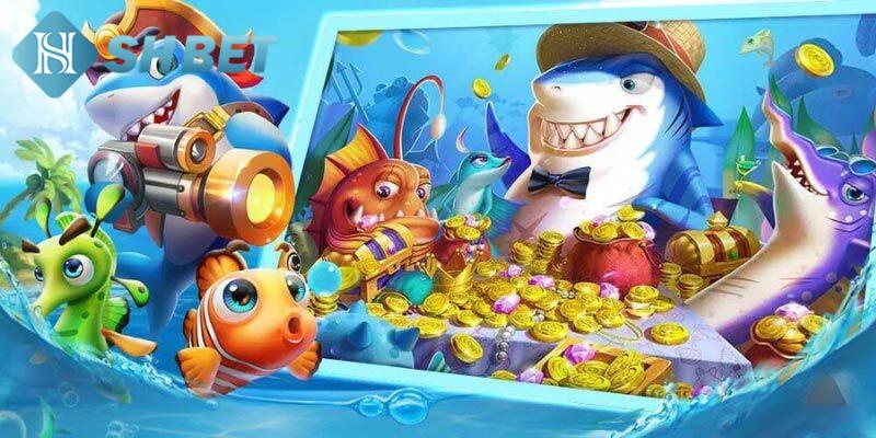 Đồ họa sống động của sảnh game bắn cá