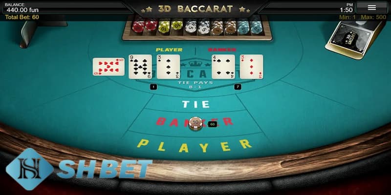 Các biến thể trong bài baccarat trực tuyến